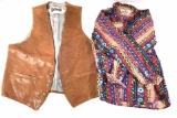 Schott Nyc & Rodeo Shirt & Leather Vest