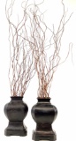 Rustic Candle Sticks, Decorative Birch Branches