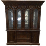 Lit Broyhill 4- Door Breakfront Display
