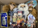 Vintage Alf Plush Dolls & Mickey Figures & Ewok
