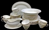 (43pc) Royal Doulton Adrian Plate & Cups Set