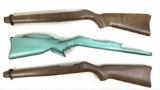 (3pc) Custom Wood Rifle Stocks