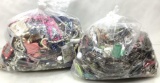 (2pc) Large Bags Of Assorted Jewelry