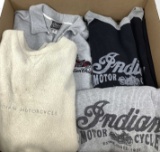 (4 Pc) Indian Motorcycles Sweaters & Shirts