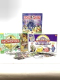 Monopoly, Walt Disney, cranium, football cards