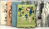 (6 Pc) Vtg Unused Scrapbooks & Paint By Number Art