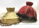(2 Pc) Vintage Tassel Lamp Shades