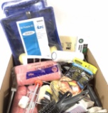 Assorted Tools, Painting Supplies, Brush, Gloves