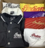 (7 Pc) Indian Motorcycles Collar Shirts & Shirts