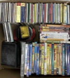 Assorted Movies, Cds & Workout Dvds