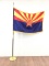 Arizona State Flag With Flagpole