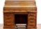 Vintage Oak Crest S- Roll Top Desk