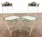 Enameled Seashell Style Tile Top Table & Chair