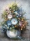 Floral Still Life Oil Painting On Canvas