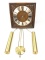 Vintage Genfa Walnut Pendulum Clock