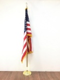 50 Star U. S. Flag With Pole
