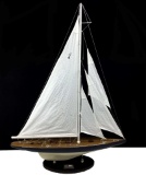 Scale Model 1934 Rainbow J- Yacht