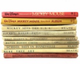 (9pc) Assorted Vintage Walt Disney Books