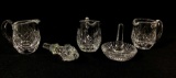 Waterford Glassware Creamers, Ring Holder