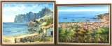 (2) Signed En Plein Air Oil On Canvas Paintings