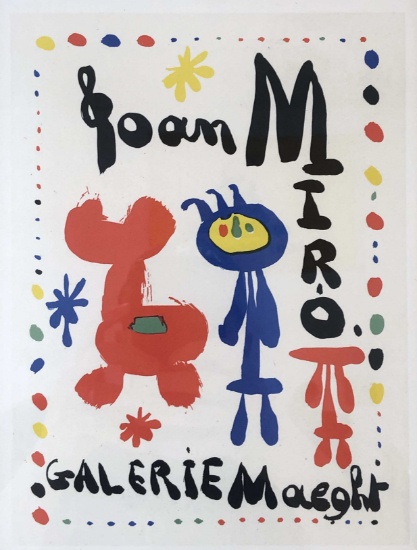 Joan Miro (1893-1983) Color Lithograph
