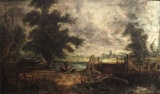 Attributed John Constable (1776-1837) Oil Painting