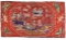 Antique Chinese Emperor Embroidered Tapestry