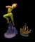 Disney Peter Pan & Jolly Roger Porcelain Figurines