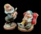 (2) Disney Snow White Dwarves, Sneezy & Sleepy