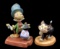Disney Pinocchio Jiminy Cricket & Cat Figures