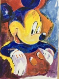 Romero Signed Mickey Mouse Original Painting