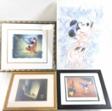 (4) Disney’s Fantasia Lithographs