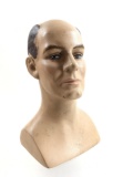 Vintage Male Fiberglass Manikin Bust