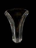 Baccarat France Crystal Gingko Fan Vase