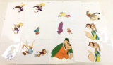 (12) Original Traditional Animation Celluloid Art