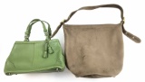 (2) Ladies Coach Leather Shoulder / Hand Bags