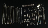 Sterling & Silver Necklaces, Pendants, Earrings