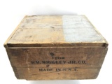 Antique Wm Wrigley Jr & Co. Chewing Gum Crate