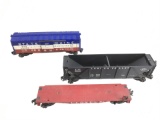 (3) Lionel O Gauge Train Cars & (2) Original Boxes