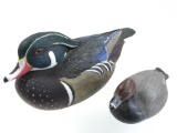 (2) Ron Ditch & Paul Read Hand Carved Duck Decoys