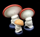 Disney Fantasia Mushroom Dancers Figurines