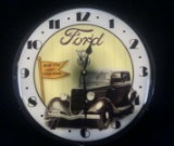 Ford Illuminated Advertisement Wall Clock