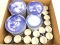 (40+) Porcelain Royal Copenhagen Saucers, Teacups