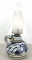 Vintage Stoneware Pottery Oil Lamp