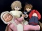 (4pc) Assorted Vintage Vinyl & Plush Dolls