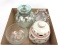 Tureen, Art Glass Bowl, Lidded Jar, Frosted Glass