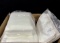 (18pc) Pillow Cases, White Queen Duvet Covers