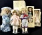 (5pc) Assorted Vintage Porcelain Dolls