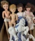 (5pc) Vintage Vinyl, Plastic & Plush Dolls