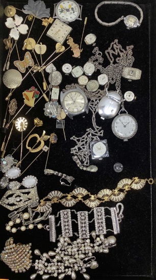 Earrings, Brooches & Watch Faces
